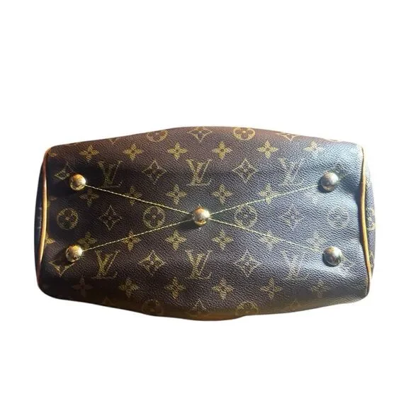 Louis Vuitton Brown LV Monogram Coated Canvas Tivoli PM Bag Auth - Picture 6 of 16